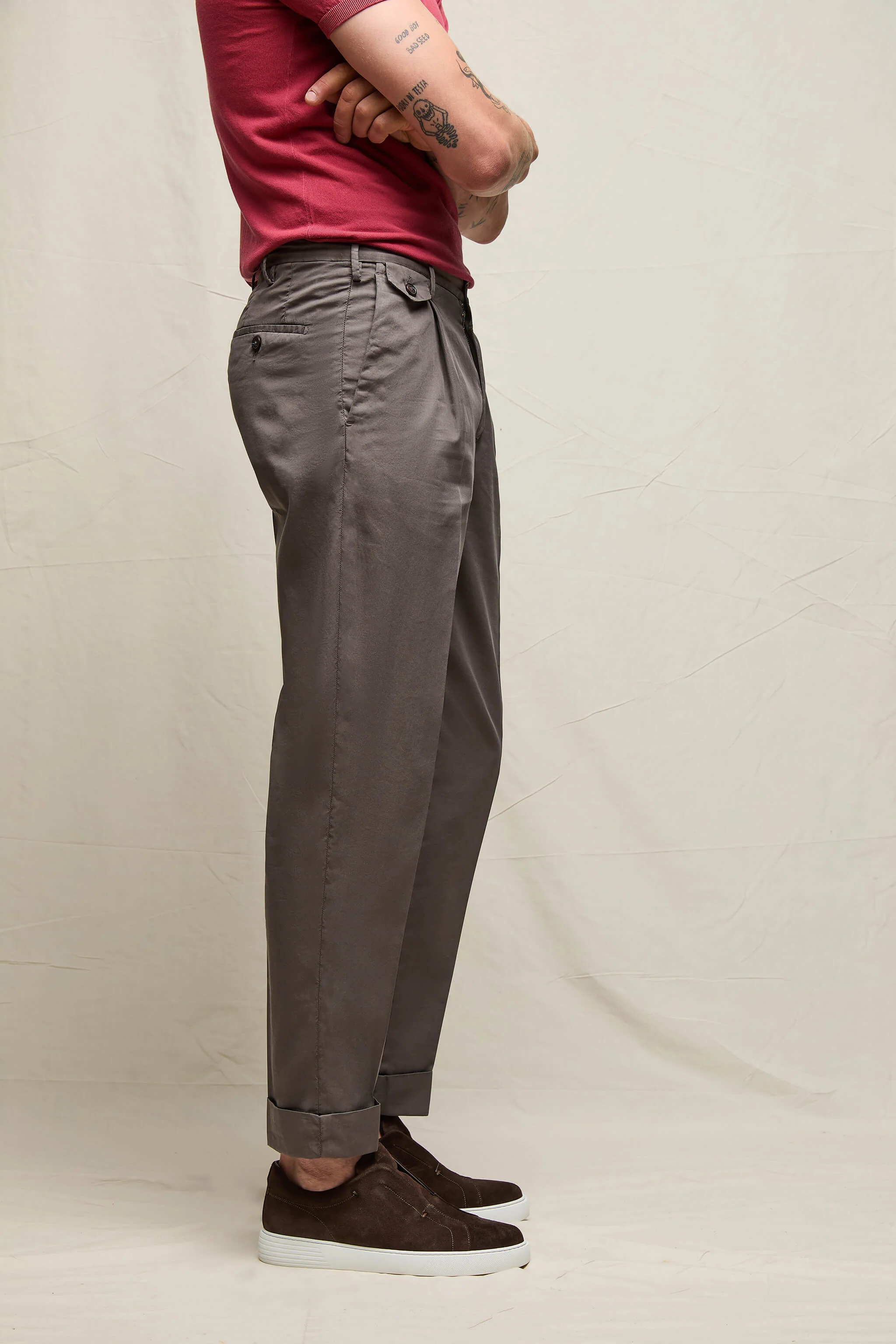 Pantalone MILES tinto capo tortora - Image 3