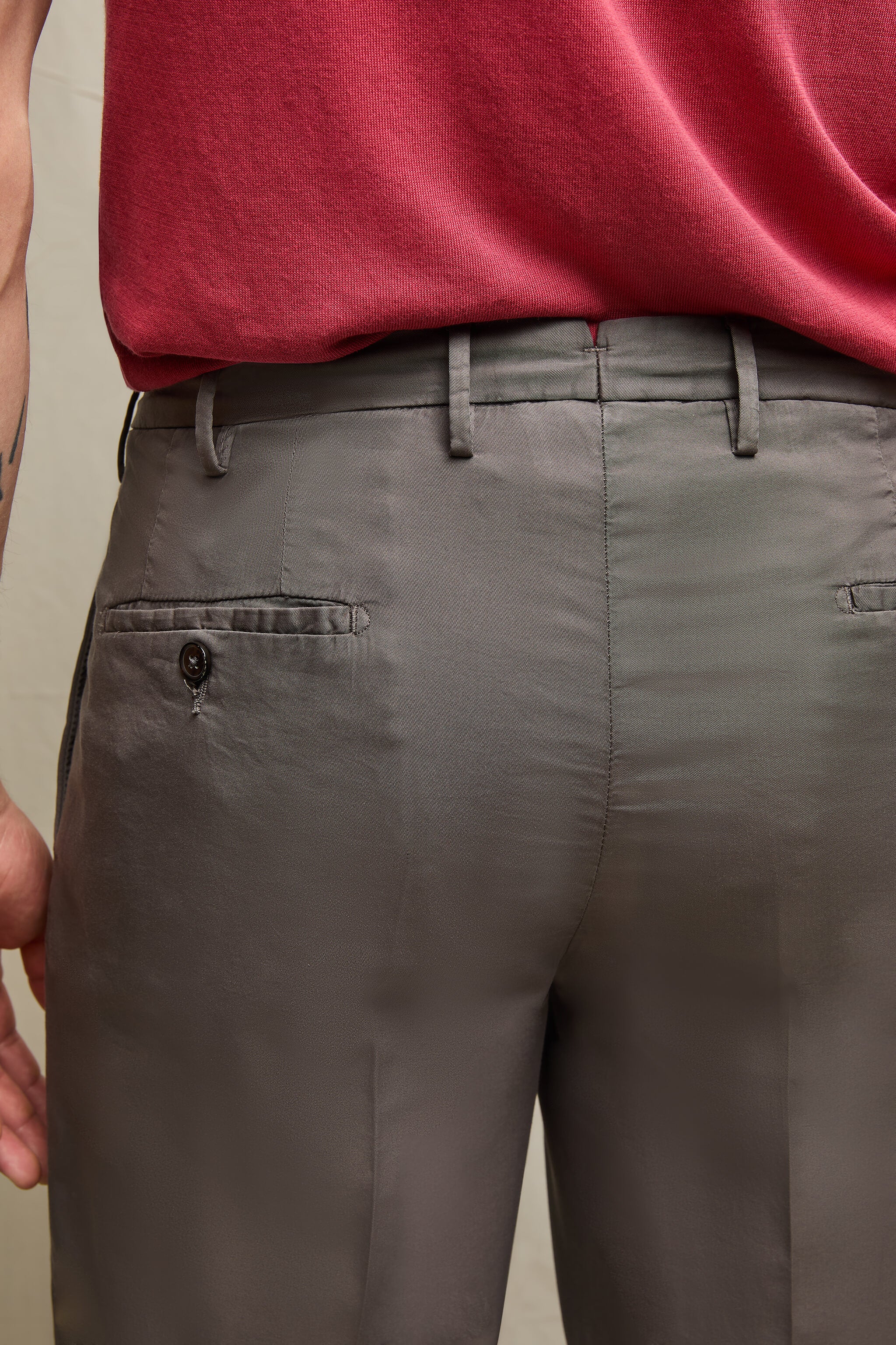 Pantalone MILES tinto capo tortora - Image 5