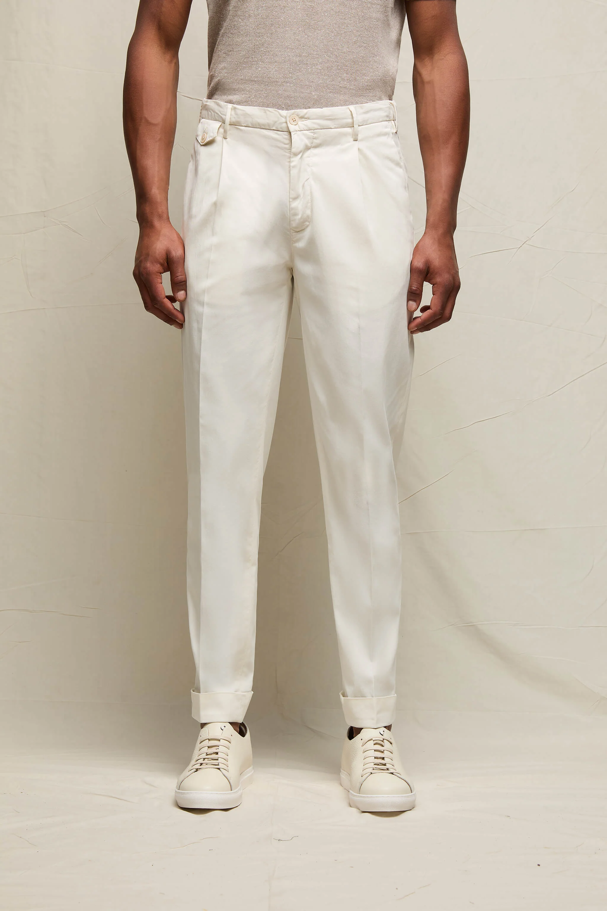 Pantalone MILES tinto capo bianco