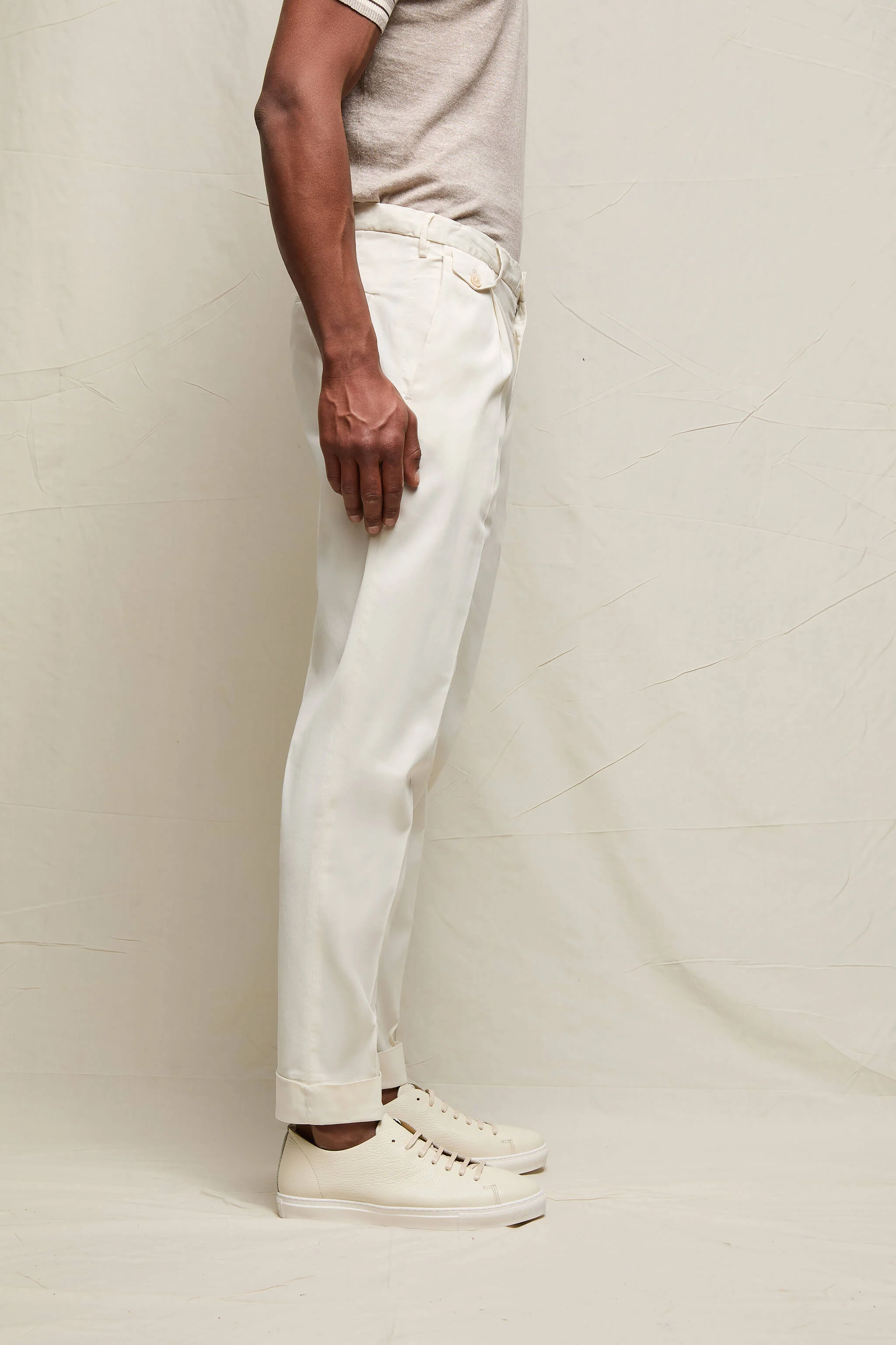 Pantalone MILES tinto capo bianco - Image 3
