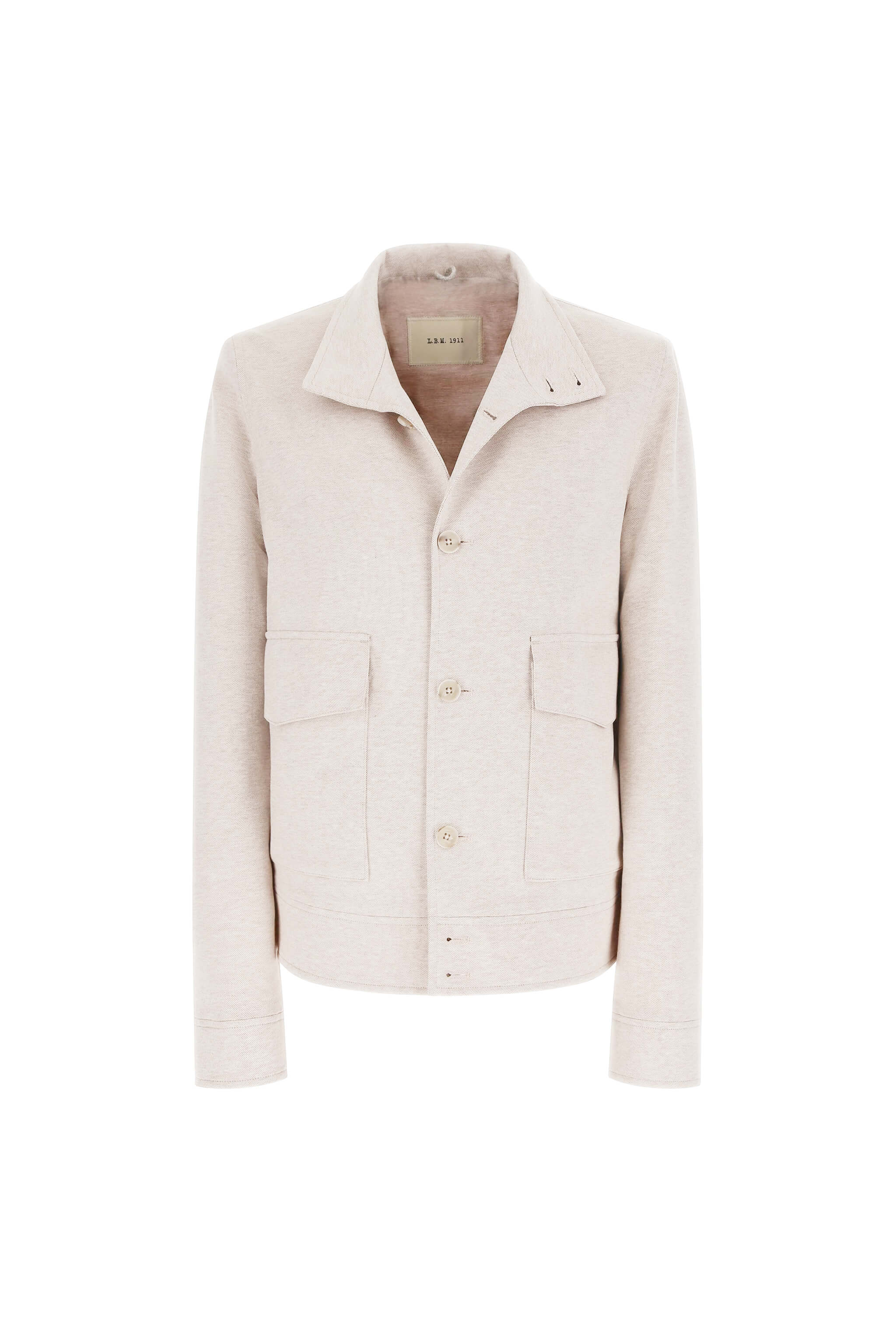 Bomber in jersey di cotone sabbia - Image 6