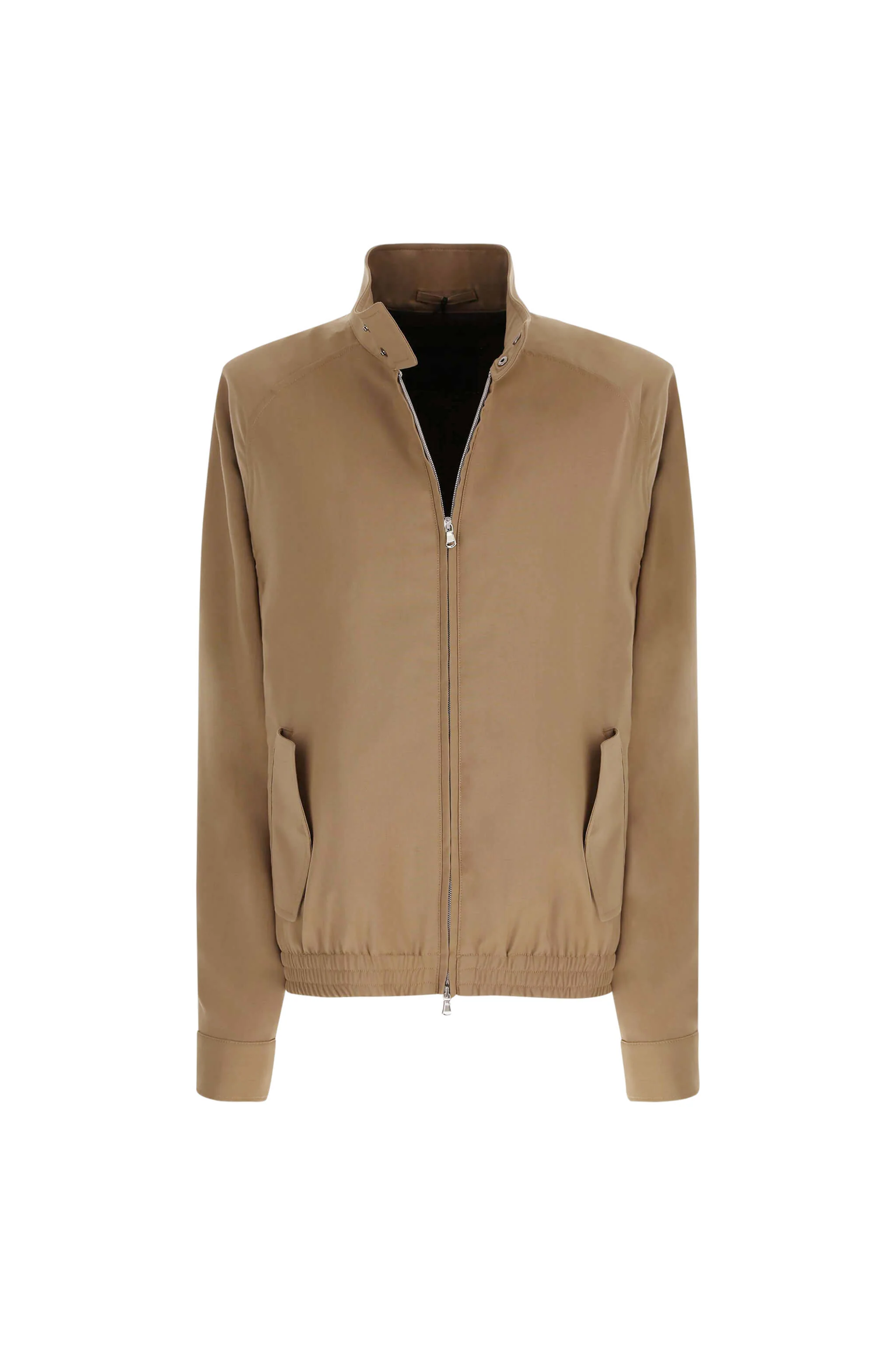 Bomber jacket in lana beige tabacco - Image 6