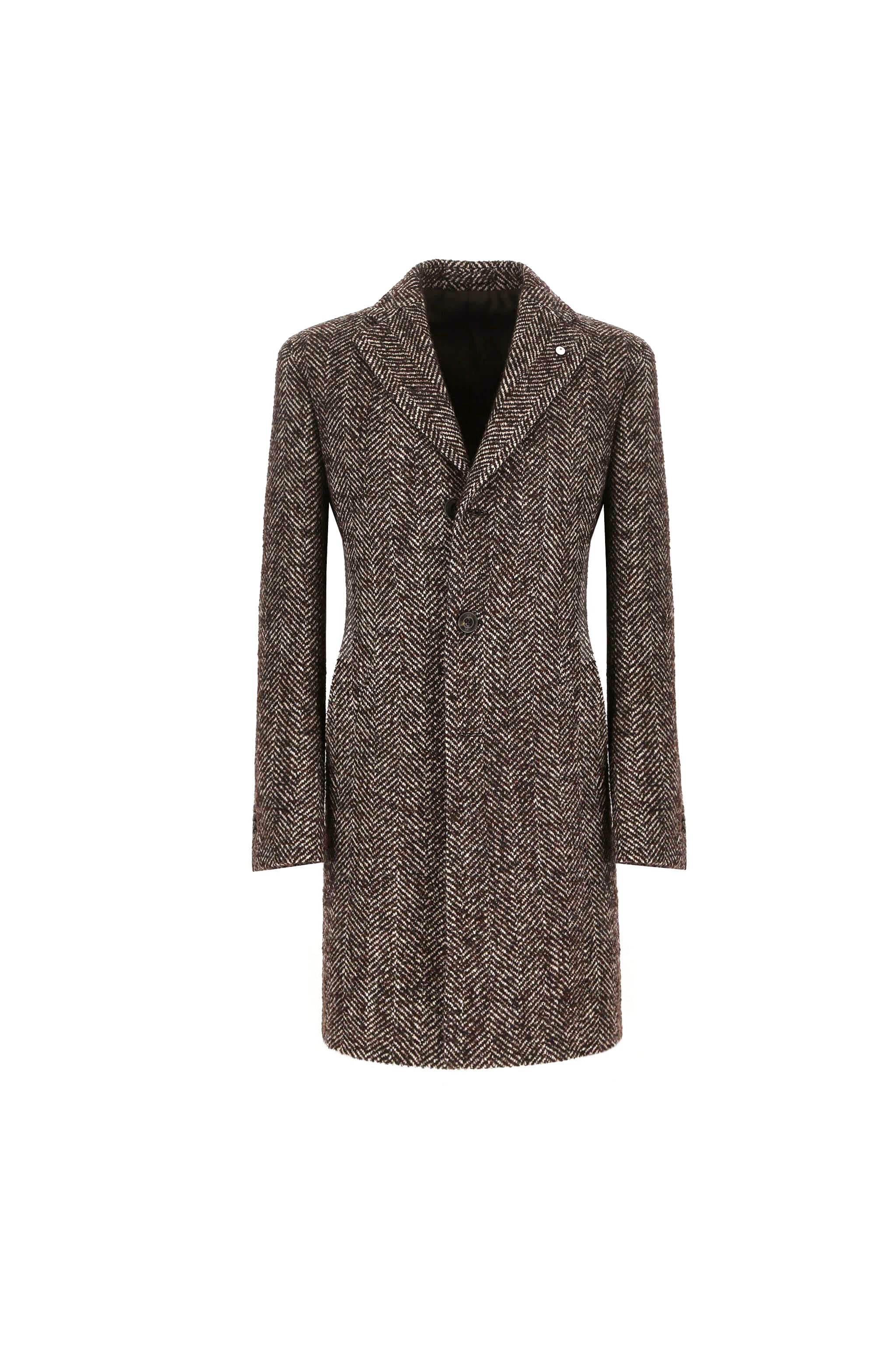 Cappotto monopetto marrone - Image 4