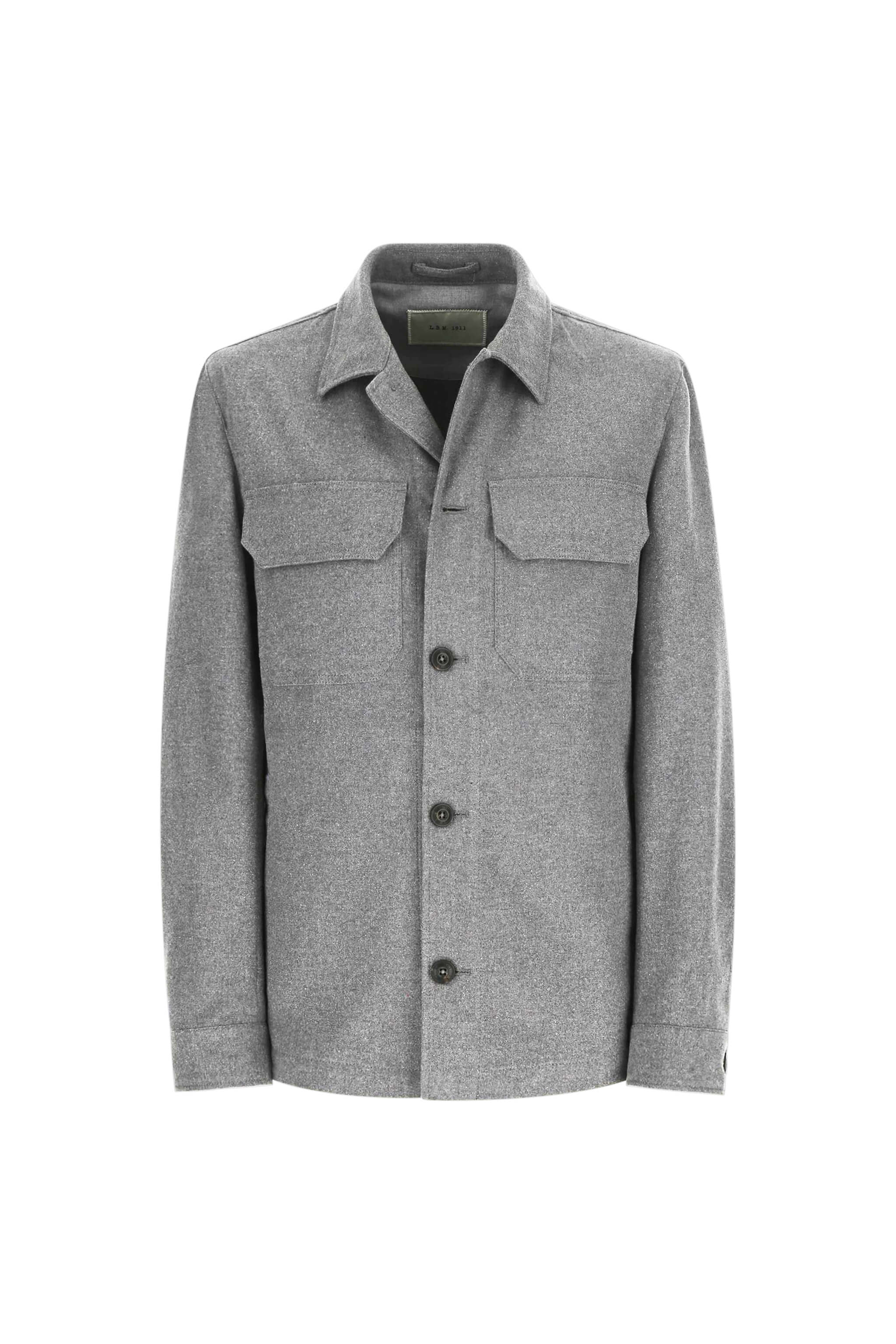 Overshirt grigio chiaro melange - Image 6
