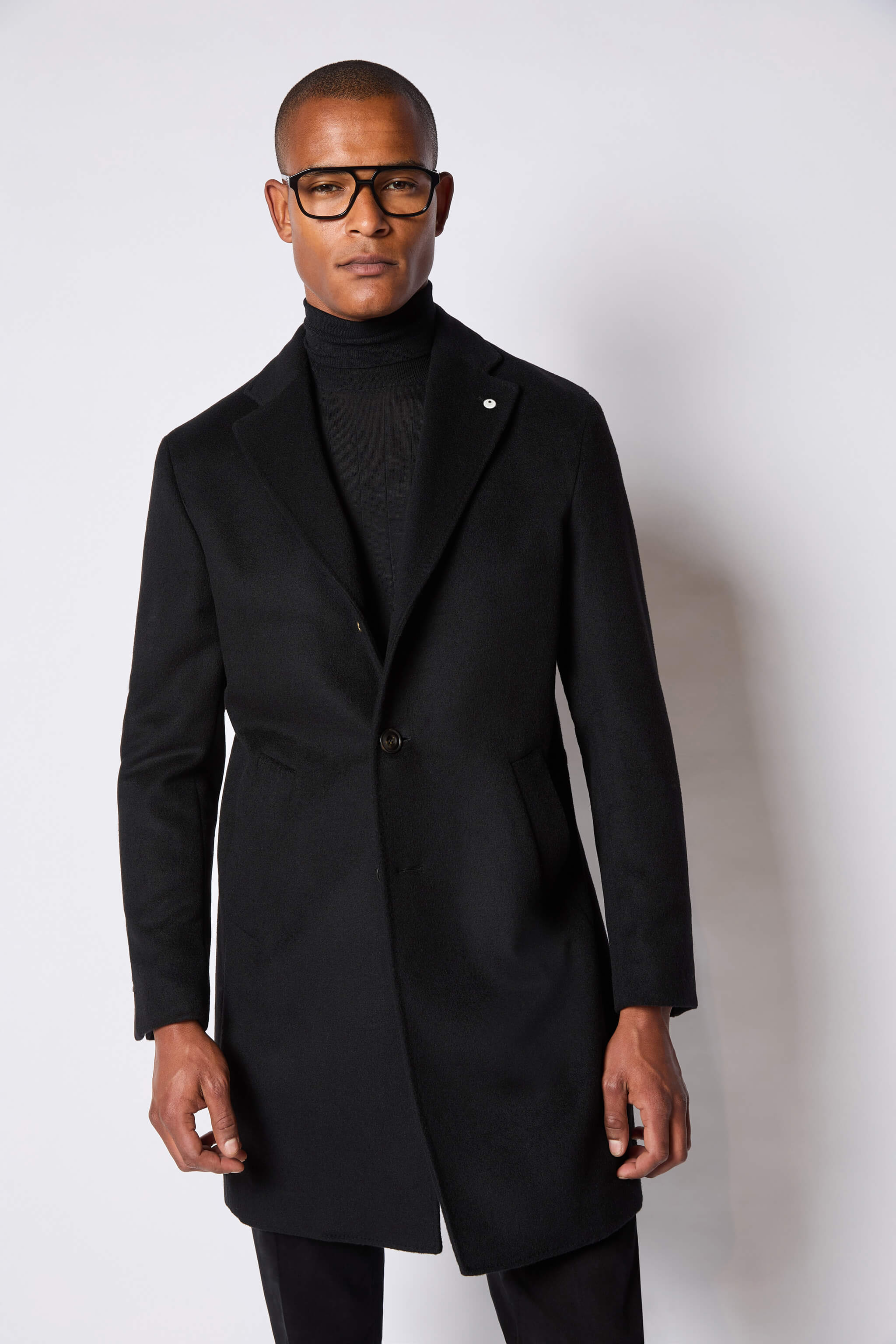 Cappotto monopetto nero - Image 2