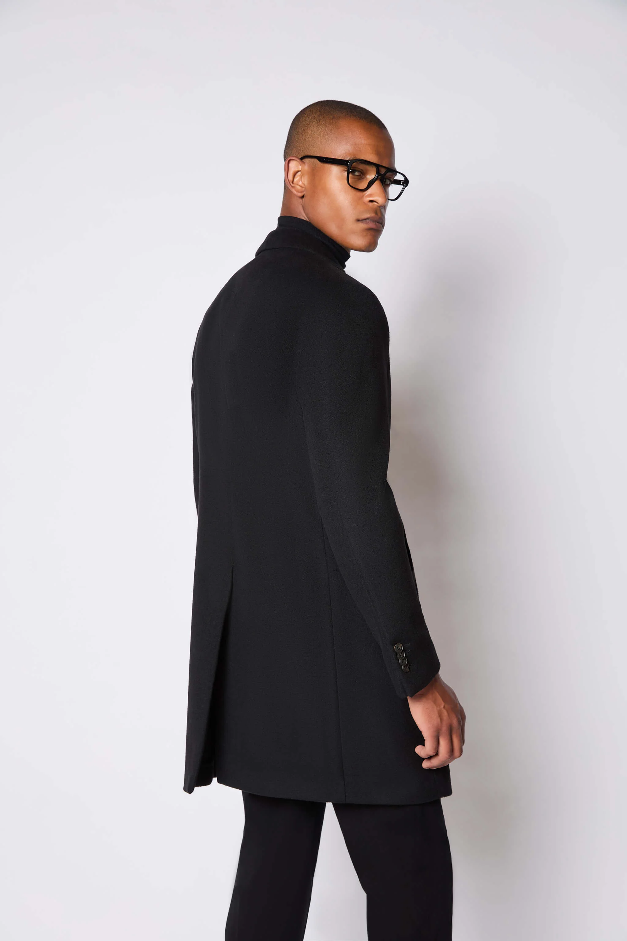 Cappotto monopetto nero - Image 3