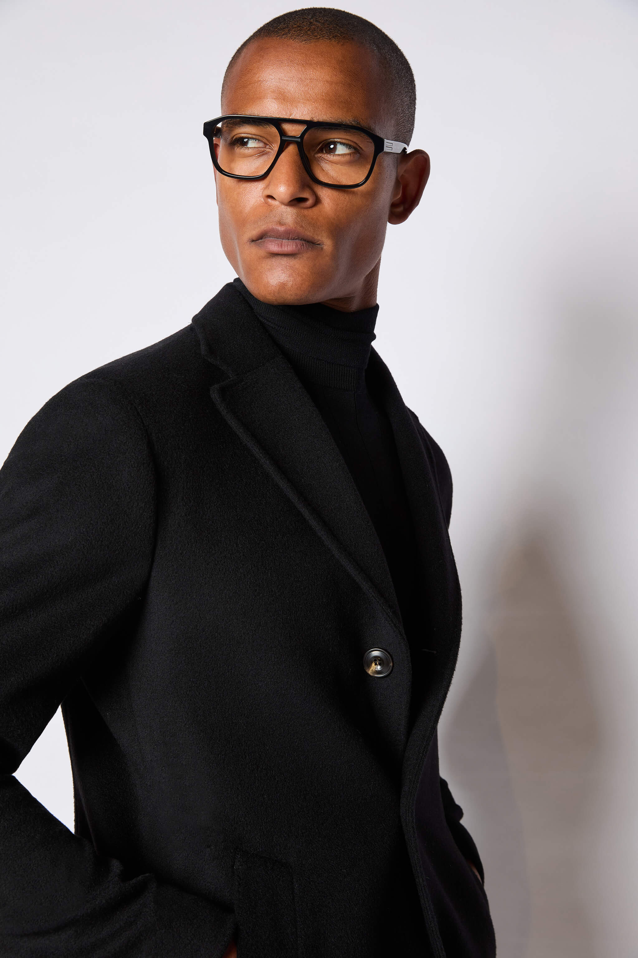 Cappotto monopetto nero - Image 4